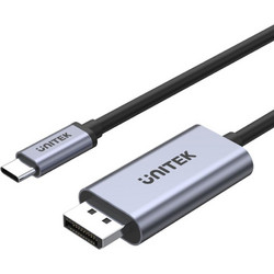 Unitek Καλώδιο DisplayPort 1.2 to USB-C Male 2m Black V1409A
