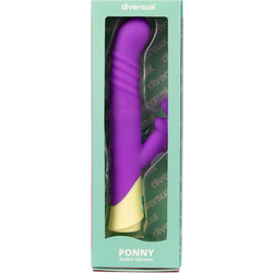 Diversual Ponny Rabbit Vibrator Δονητής Rabbit Μωβ