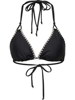 Only Bohemian Bikini Top Τριγωνάκι Μαύρο 15324867