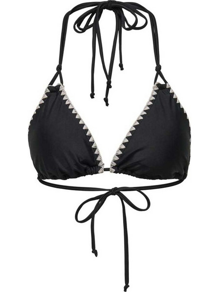 Only Bohemian Bikini Top Τριγωνάκι Μαύρο 15324867