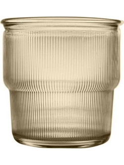 San Miguel Ποτήρι Νερού Γυάλινo Χρυσό Μπεζ 300ml 2415-DB04