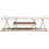 Hanah Home Έπιπλο Τηλεόρασης Μοριοσανίδα Μόκα Μ120xΠ30xΥ33cm Canaz 854KLN3087