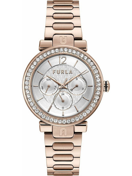 Furla Γυναικείο Ρολόι με Ροζ Χρυσό Μεταλλικό Μπρασελέ WW00011007L3