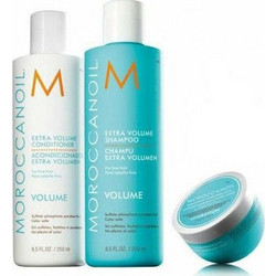 Moroccanoil Pack Extra Volume Σετ Περιποίησης Μαλλιών Conditioner 250ml + Μάσκα 250ml + Σαμπουάν 250ml