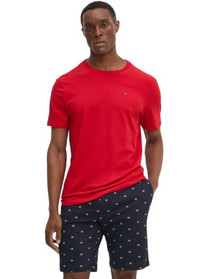 Tommy Hilfiger Καλοκαιρινές Ανδρικές Πιτζάμες Βαμβακερές Κόκκινες UM0UM02319-0U8