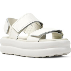 Camper Pelotas Flota Up Ανατομικές Καλοκαιρινές Γυναικείες Πλατφόρμες Χαμηλές Λευκές K201728-001
