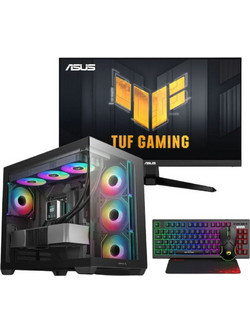 Vengeance GhostOps-Α55 (Ryzen 5-5500/32GB/1TB SSD/GeForce RTX 5060 8GB/FreeDos) + Asus TUF Gaming VG246H1A IPS 23.8" + RGB Mouse/Keyboard