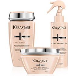 Kerastase Curl Manifesto Σετ Περιποίησης Μαλλιών Spray 190ml + Μάσκα 200ml + Σαμπουάν 250ml
