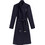 Ted Baker Rose Γυναικείο Ημίπαλτο Μάλλινο Navy Μπλε 249306