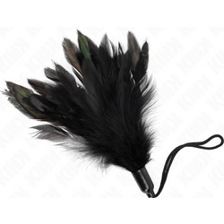 Kink Feather Tickler with Rope Handle 15cm Black D-240741