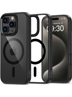 Tech-Protect Magmat Back Cover Black/Clear (iPhone 16 Pro Max)