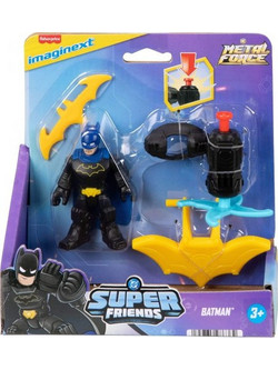 Fisher-Price Imaginext DC Super Friends Metal Force Batman Φιγούρα Δράσης για 3+ Ετών