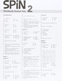 SPiN 2 Workbook Answer Key SPiN 2 Workbook Answer Key