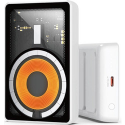 Moxom Wireless Magsafe Power Bank 5000mAh 20W με Θύρα USB-A & Θύρα USB-C Quick Charge 3.0 & Power Delivery White