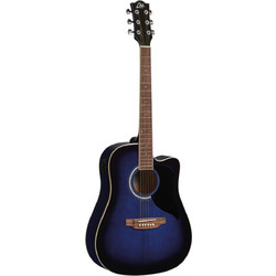 Eko Guitars Ranger CWEQ Blue Sunburst