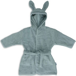 Jollein Παιδικό Μπουρνούζι με Κουκούλα 430gr/m² Sea Green