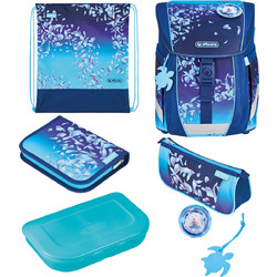 Herlitz FiloActive Plus Blue Ice Σχολική Τσάντα Πλάτης Δημοτικού Μπλε