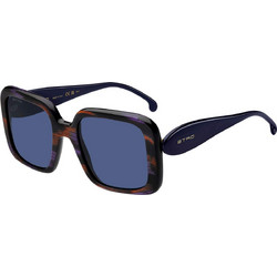 Etro 0083S B3VKU Γυναικεία Γυαλιά Ηλίου Τετράγωνα Ταρταρούγα με Μπλε Φακό