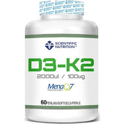 Scientiffic Nutrition D3 & K2 60 Μαλακές Κάψουλες