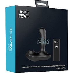 Nexus Revo Air Πρωκτικός Δονητής Ασύρματος 14cm Μαύρος