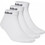 Adidas Non-Cush Ανδρικές Κάλτσες Κοντές Λευκές 3Pack GE1380