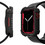 Araree Flexield Θήκη Σιλικόνης για Apple Watch 7 / 8 / 9 41mm Μαύρη