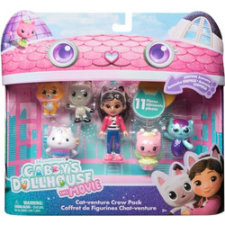 Spin Master Gabby's Dollhouse The Movie Cat Venture Crew Pack