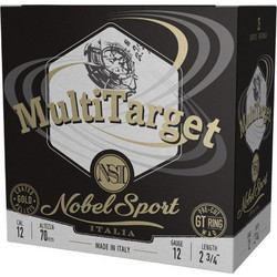 Nobel Sport Multitarget Skeet Φυσίγγια Συγκέντρωσης 12Cal 70mm 24gr 25τμχ