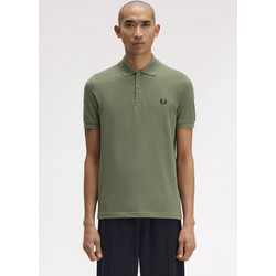 Fred Perry Ανδρική Μπλούζα Polo Κοντομάνικη Χακί M6000-Z50