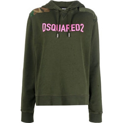 Dsquared2 Γυναικείο Φούτερ με Κουκούλα Χακί S75GU0439S25030-697