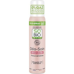 So' Bio Etic Almond Φυσικό Γυναικείο Αποσμητικό Spray 24h Χωρίς Αλουμίνιο 100ml