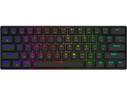 SAVIO Blackout X2 Μηχανικό Gaming Πληκτρολόγιο 60% με Outemu Peach Διακόπτες RGB Black