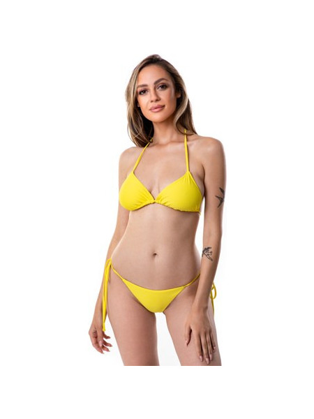 Primo Bikini Top Τριγωνάκι Κίτρινο 41B