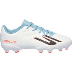 Skechers Skx2 Jr Youth MG 252160L-WTQP Παιδικά Ποδοσφαιρικά Παπούτσια με Τάπες Λευκά Γαλάζια