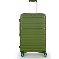 Dielle 100/60 Βαλίτσα Μεσαία 66x44x28cm με 4 Ρόδες Πράσινη