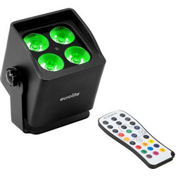 Eurolite AKKU UP-4 QCL Mini Φωτορυθμικό Προβολέας LED DMX RGBW
