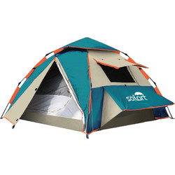 Solart Αυτόματη Σκηνή Camping Ιγκλού 4 Ατόμων 3 Εποχών 230x230x165cm 1782