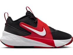 Nike Team Hustle D 12 Παιδικά Αθλητικά Παπούτσια για Μπάσκετ Μαύρα Κόκκινα Λευκά HF6279-001