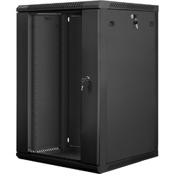Lanberg WF01-6618-10B Επιτοίχια Καμπίνα Rack 18U 60x60x90.7cm