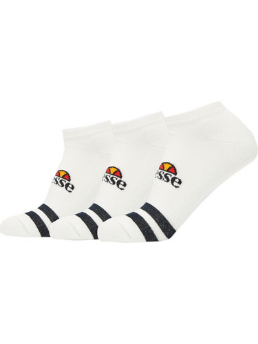 Ellesse Melina Ανδρικές Κάλτσες Κοντές με Σχέδια Λευκές 3Pack SAAC0876-OPTIC