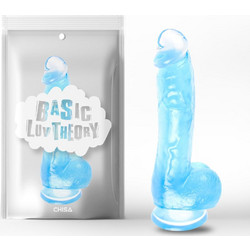 Chisa Novelties Erotic Bliss Ρεαλιστικό Dildo με Βεντούζα & Όρχεις 20cm Μπλε