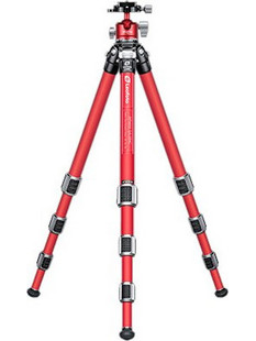 Leofoto Carbon LA-284C Athena Red With Head