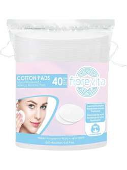 Fiorevita Oval Δίσκοι Ντεμακιγιάζ 40τμχ