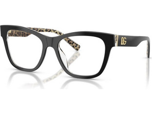 Dolce & Gabbana DG3430 3299 Γυναικείος Σκελετός Γυαλιών Οράσεως Κοκάλινος Μαύρος