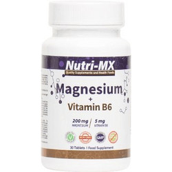 Nutri-MX Magnesium & Vitamin B6 30 Ταμπλέτες