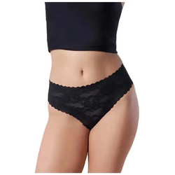 Julimex Γυναικείο Brazil με Δαντέλα Μαύρο JU-BELLIE-STR-022
