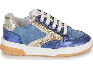 GBB Παιδικά Sneakers Royal Blue Χρυσά AL312-28