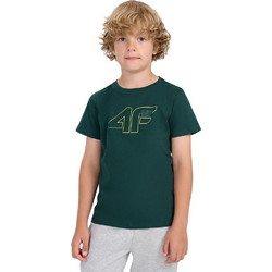 4F Παιδικό T-Shirt Κοντομάνικο Κυπαρισσί 4FJWAW25TTSHM2417-46S
