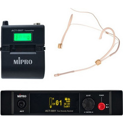 MIPRO ACT-5800 MU-55HNS Σετ Ασύρματο Χειλόφωνο Πέτου XLR 3.5mm