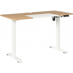Vinsetto Γραφείο Ξύλινο Ρυθμιζόμενο Ύψος 140x70x116cm 920-071V90WT